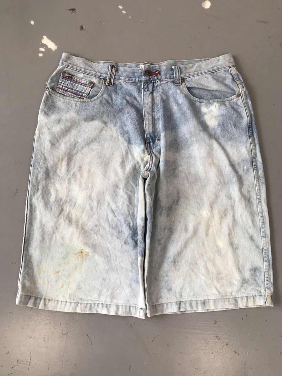 JNCO × Southpole × Vintage Vintage rare enyce spell out denim jort Size US 38 / EU 54 - 6 Thumbnail