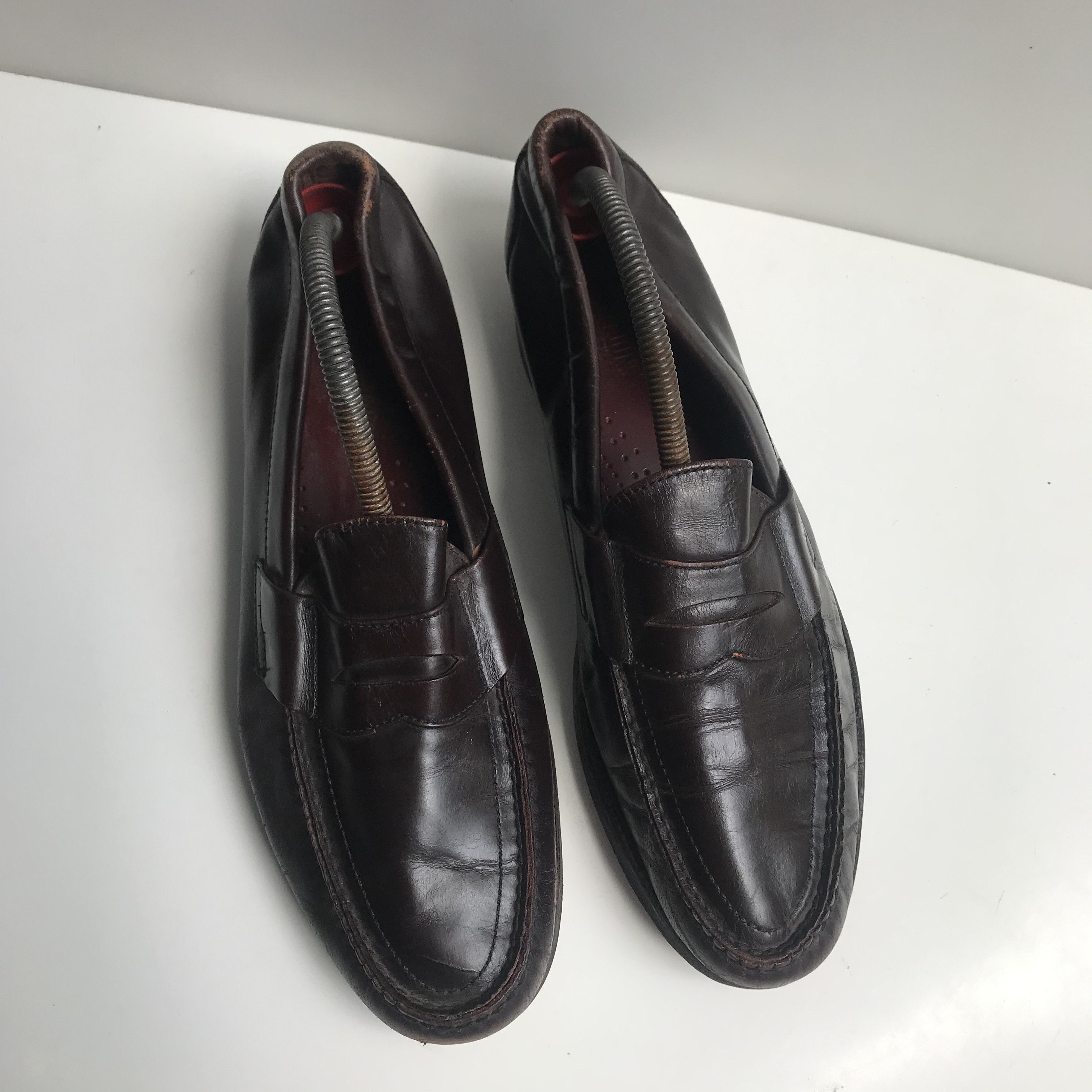 Bass × G.H. Bass & Co. × Vintage Vintage GH Bass Weejuns Penny Loafer Wine Walton brunell Size US 9 / EU 42 - 5 Thumbnail