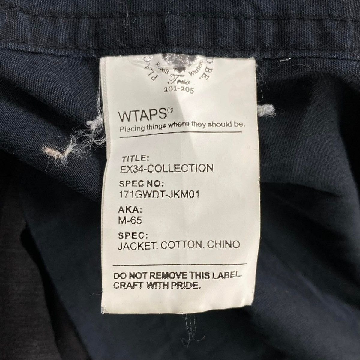 Wtaps FW2017 ‘EX34 Collection’ M-65 Jacket Size US M / EU 48-50 / 2 - 11 Thumbnail