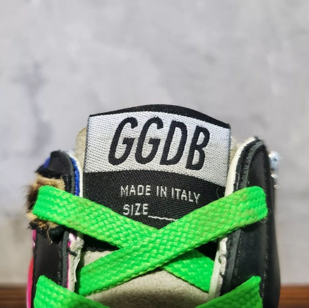Golden Goose Golden Goose Slide High Top Sneaker 38 Rainbow Black Size US 8 / IT 38 - 6 Thumbnail