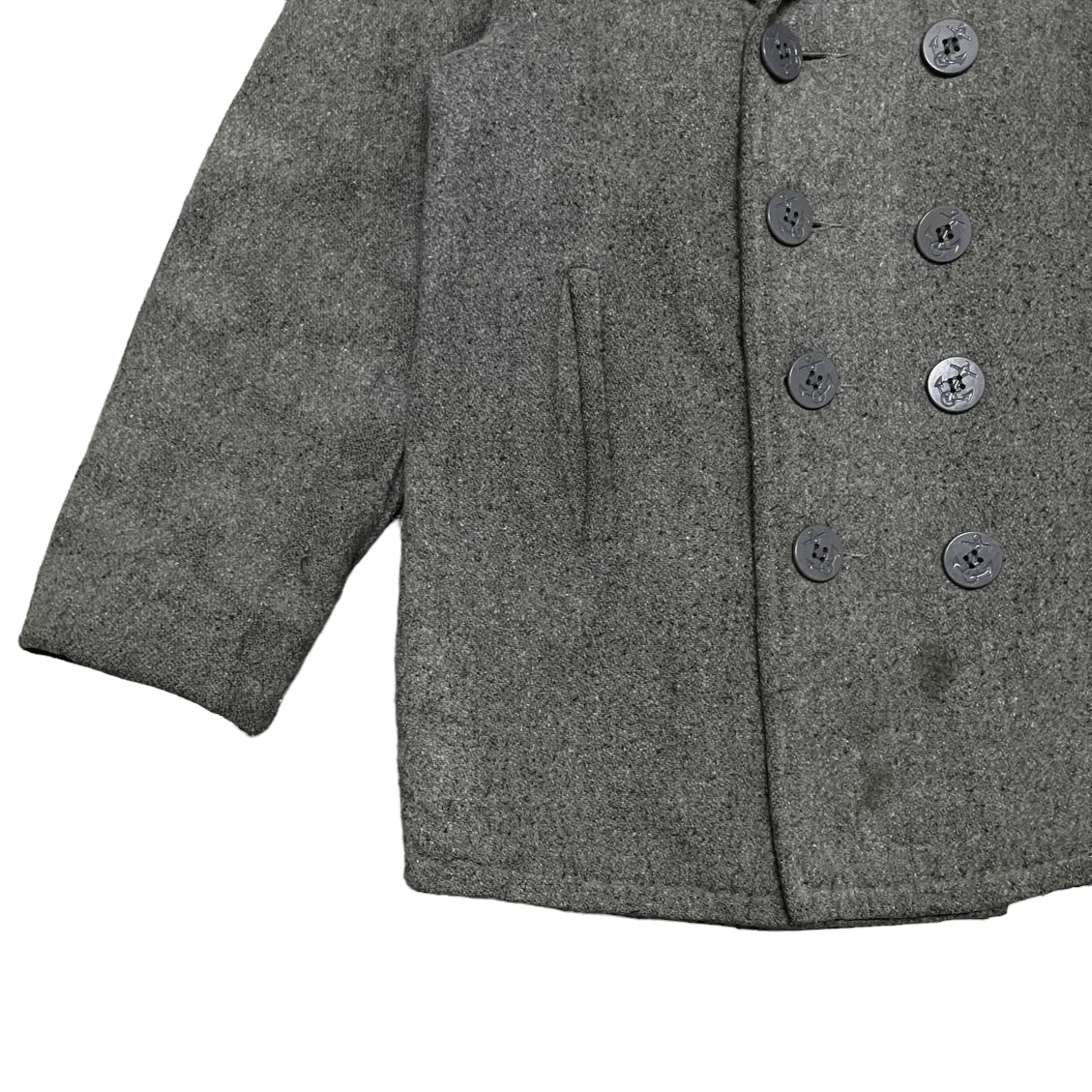 Schott Vintage U.S. 740N Pea Jacket by Schott Wool Coat Size US M / EU 48-50 / 2 - 3 Thumbnail