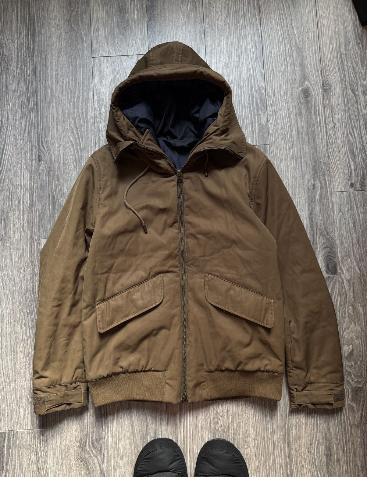 Acne Studios Acne Studios Portland FW16 hooded jacket in Brown 48 Size US M / EU 48-50 / 2 - 2 Thumbnail