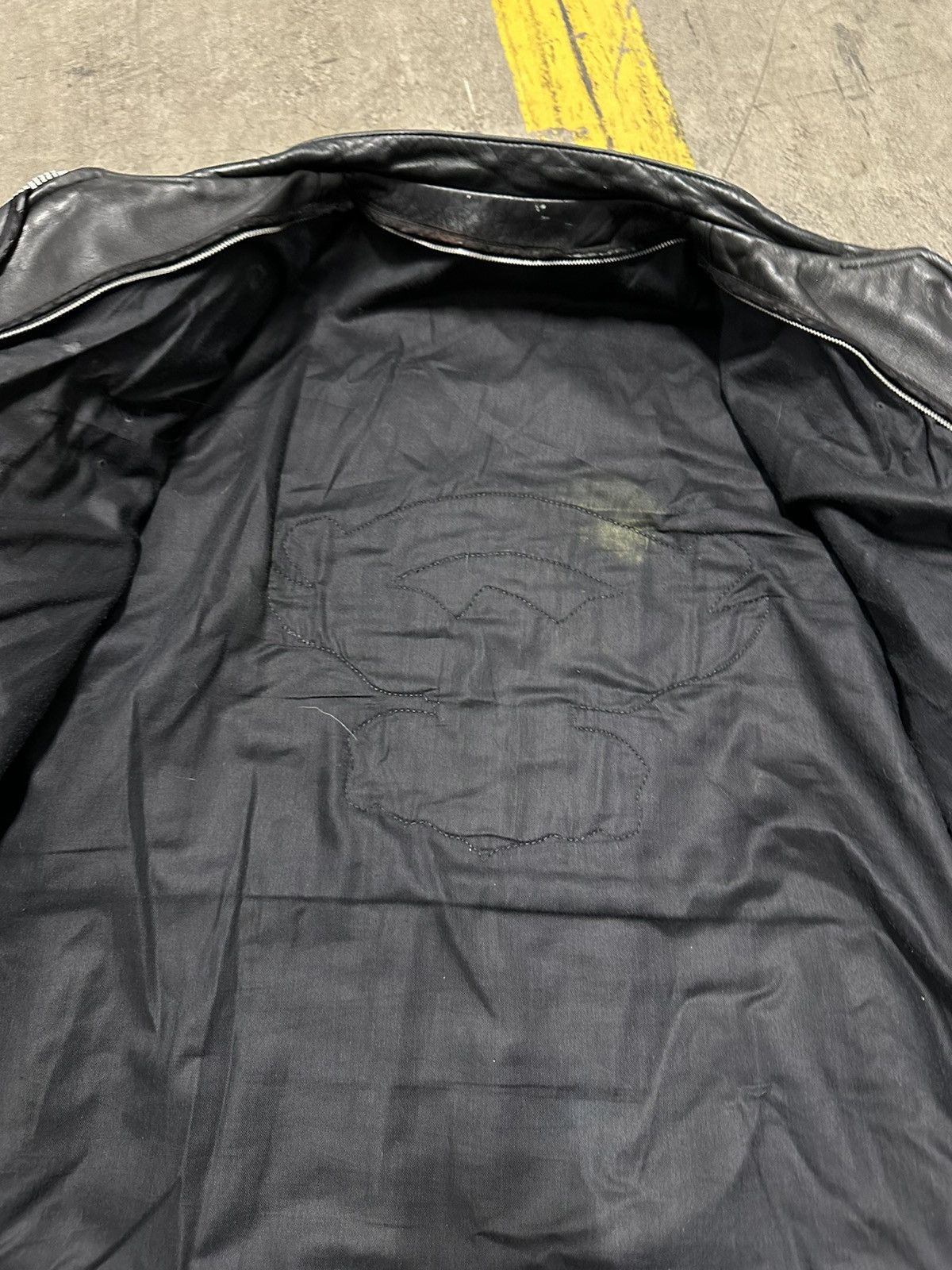Harley Davidson × Vintage Vintage leather Harley patch biker jacket Size US XL / EU 56 / 4 - 6 Thumbnail