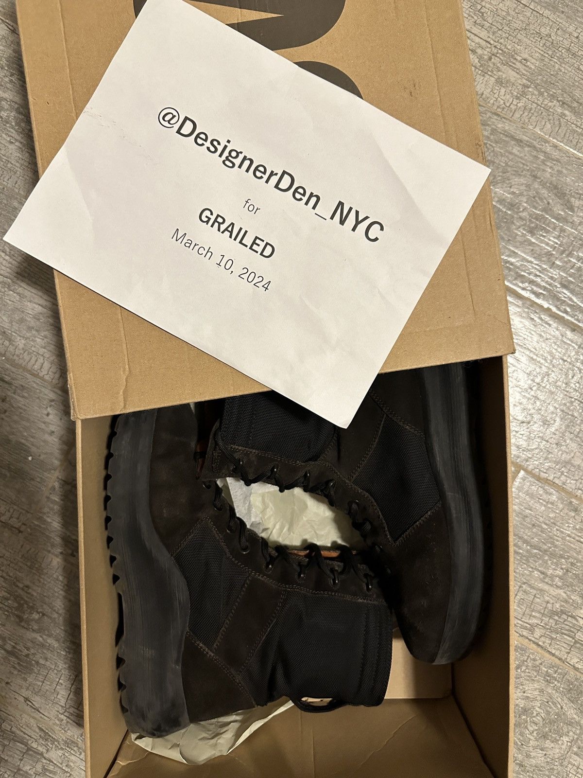 Yeezy Season Yeezy Season 3 Military Boots size 44 in brown | Grailed