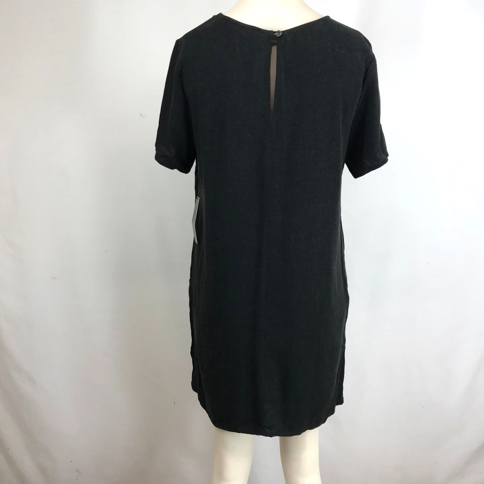 Lulus Lulus Dress Womens S Black Short Sleeve Tunic With Pockets Size Size 28" / US 6 / IT 42 - 5 Thumbnail