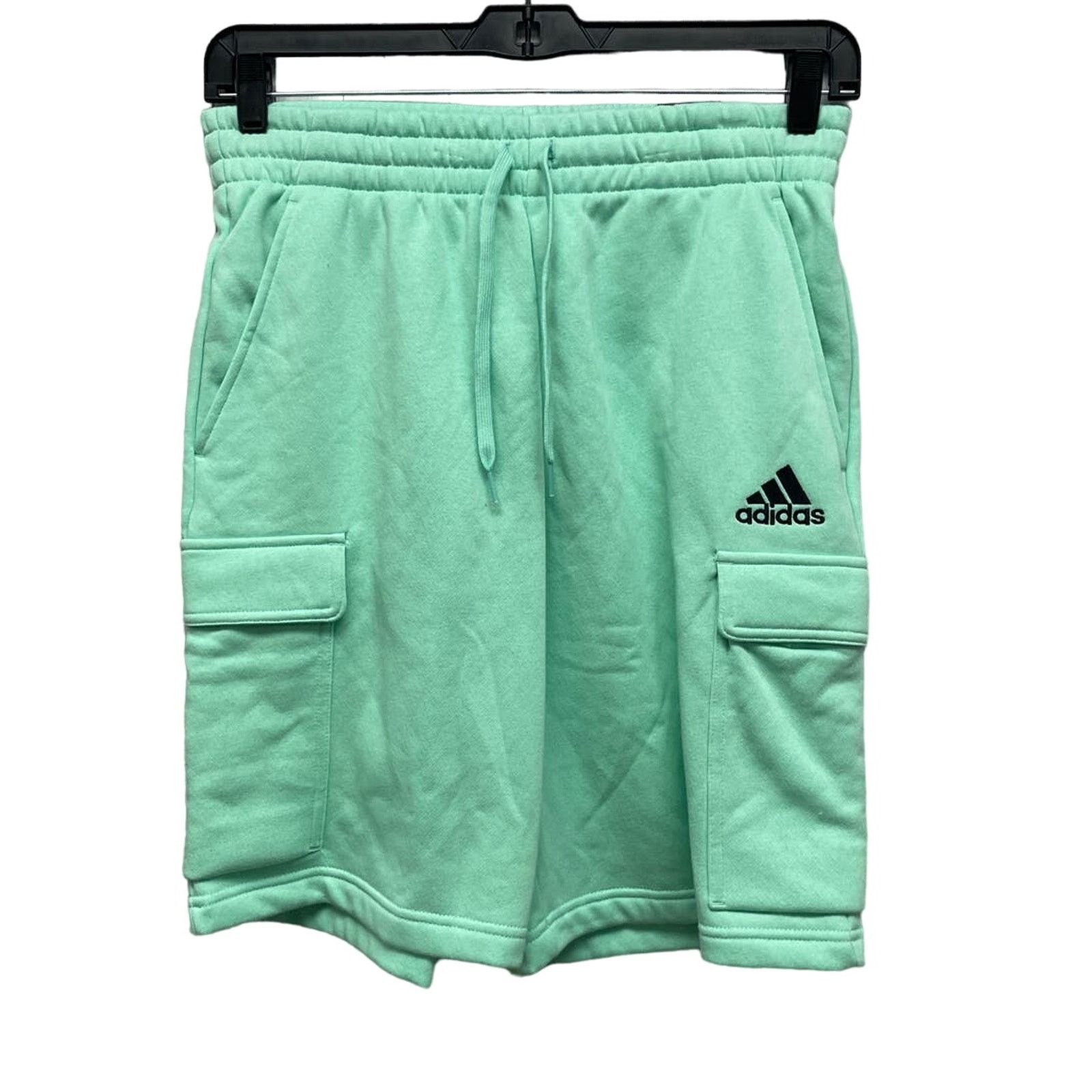 Adidas New Adidas Mens Small PolyCotton Cargo Sweatpant Shorts Size US 27 - 1 Thumbnail