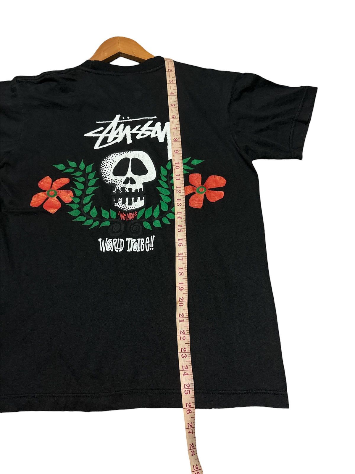 Stussy ‼️RARE‼️VINTAGE 90S STUSSY LINE LARGE WORLD TRIBE TSHIRT TEE🔥 Size US M / EU 48-50 / 2 - 11 Thumbnail