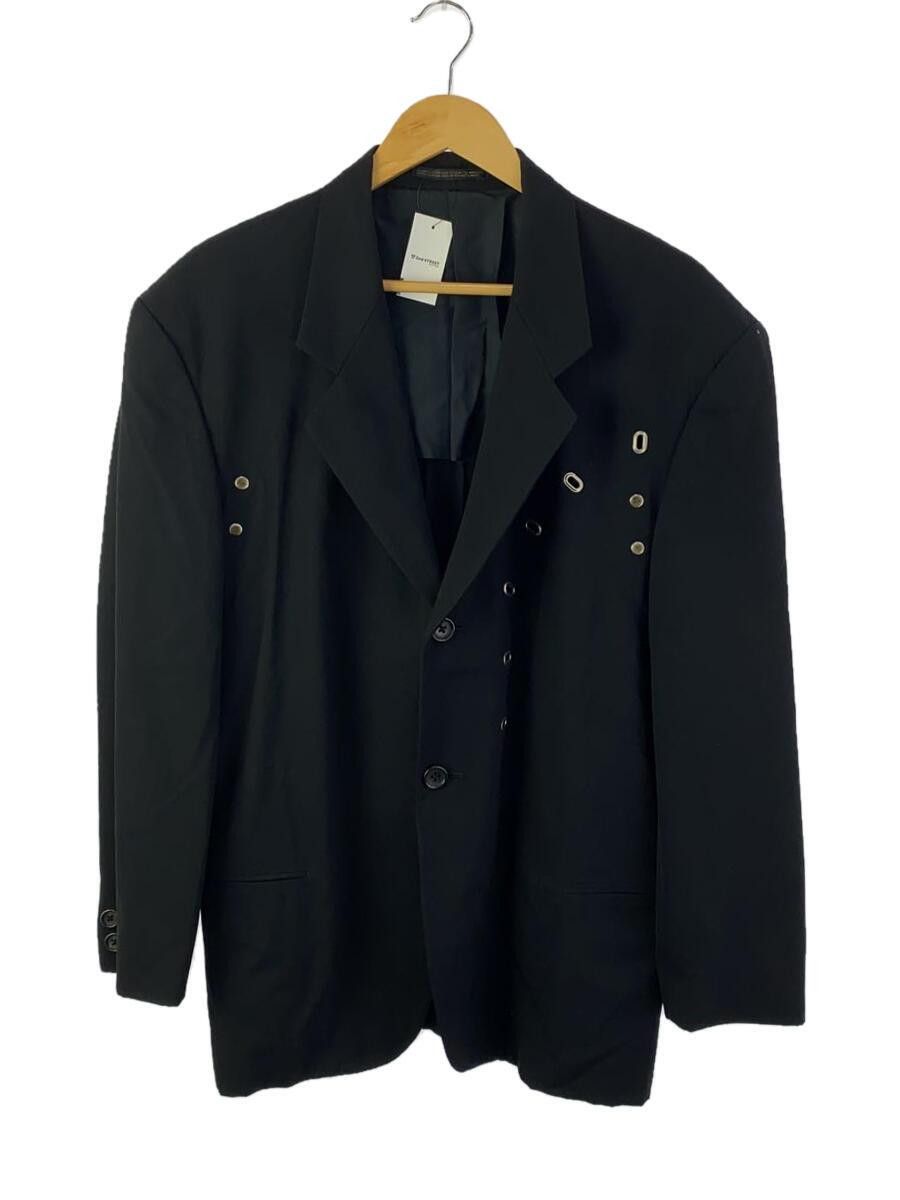 Yohji Yamamoto yohji yamamoto POUR HOMME wool tailored jacket black Size US M / EU 48-50 / 2 - 1 Thumbnail