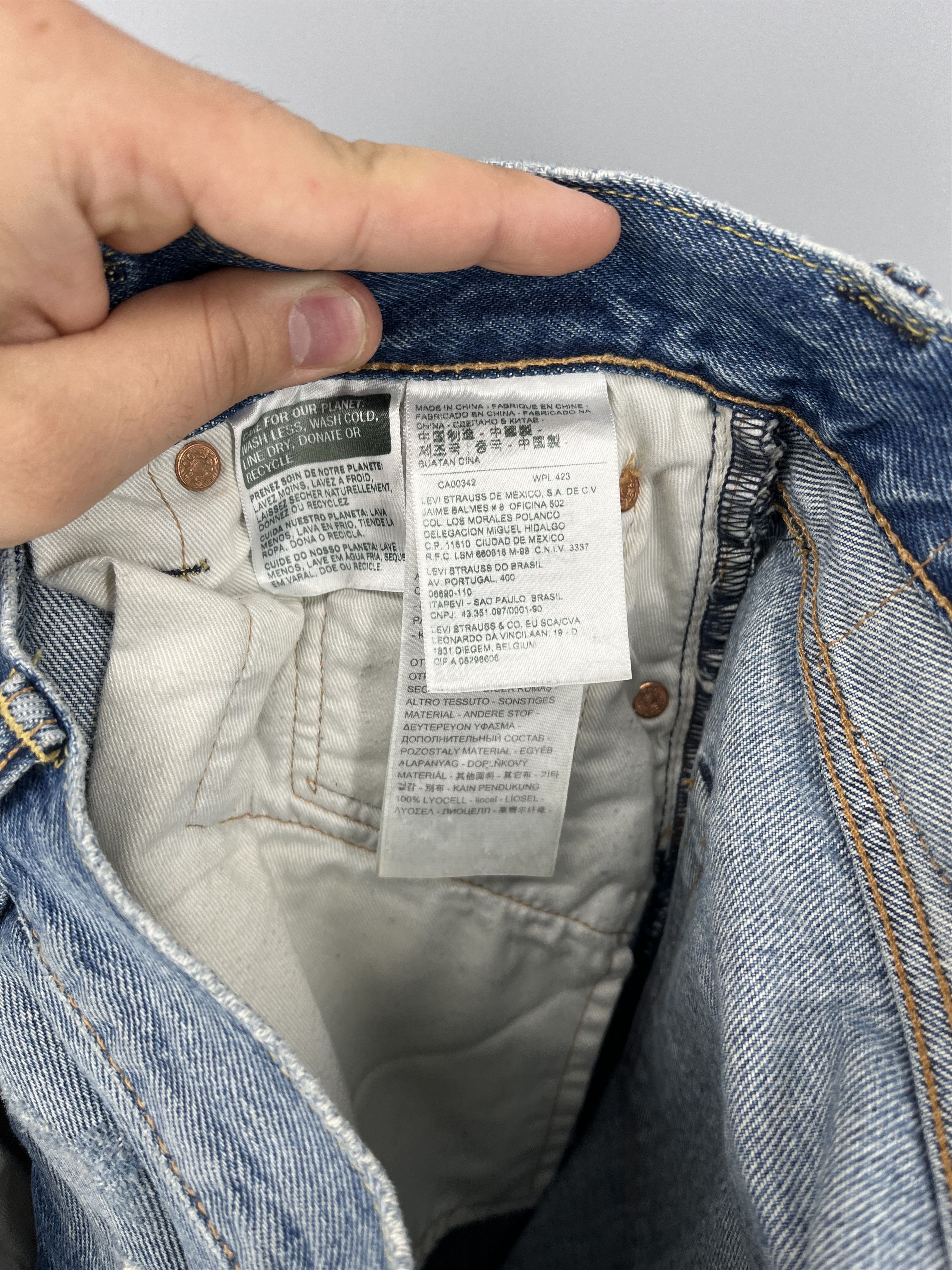 Levi's Remate Pantalon Mezclilla Levis 501 Casual Moda Envio Gratis Size US 30 / EU 46 - 9 Thumbnail