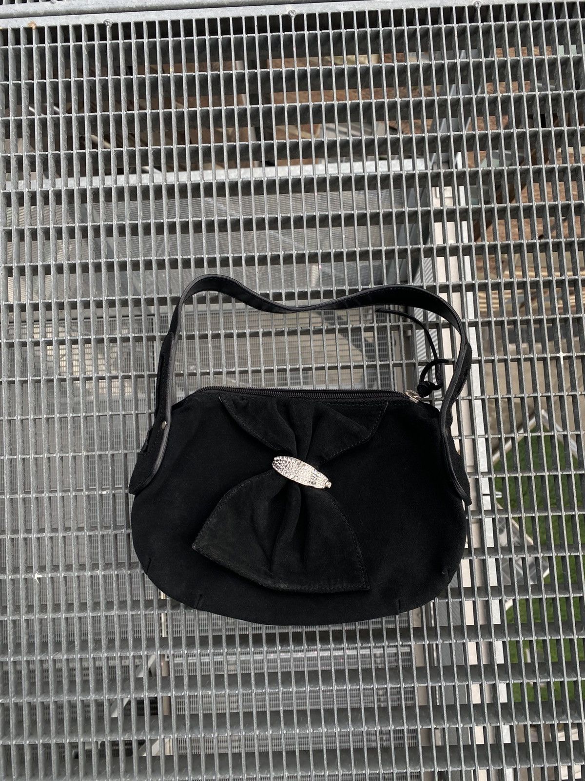 Emporio Armani Emporio Armani 80s Suede Handbag Size ONE SIZE - 1 Thumbnail