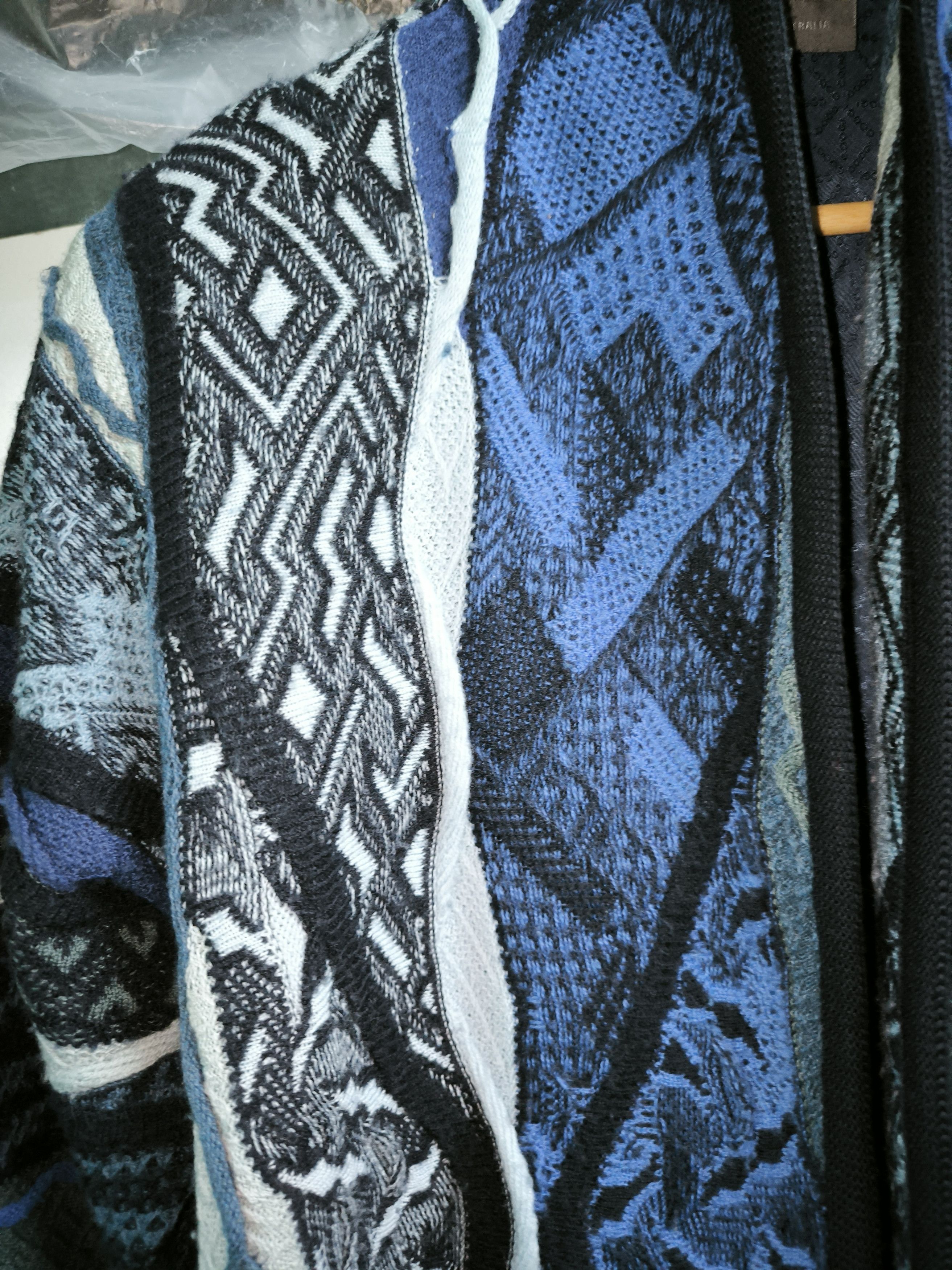 Coogi 3D Inside Monogram Sanjuro Kimono Cardigan Knit Size US S / EU 44-46 / 1 - 19 Thumbnail