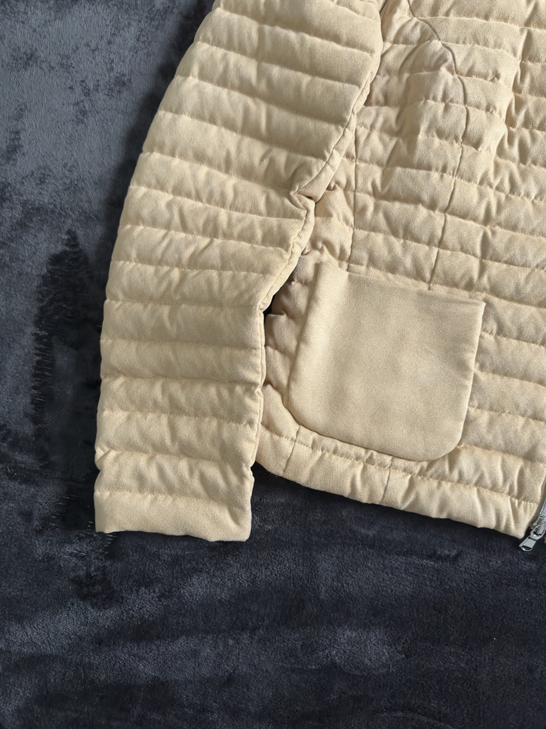 Peuterey Peuterey Quilted Down Suede Jacket Beige Size M / US 6-8 / IT 42-44 - 5 Thumbnail