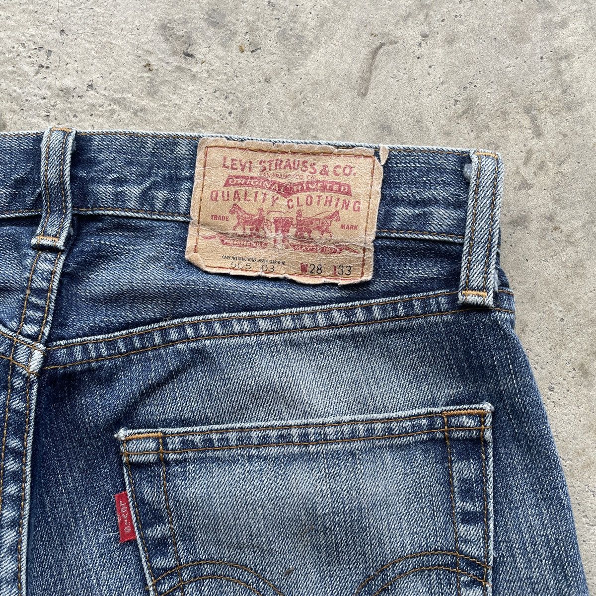 Levi's W29x29.5 Vintage Levi’s 505 Jeans Faded Pants Denim Size US 29 - 11 Thumbnail