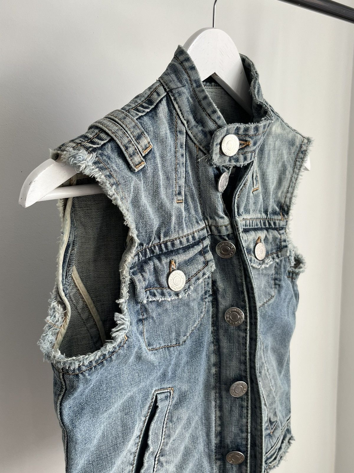 Dsquared2 Dsquared2 SS05 runway cropped distressed denim trucker vest Size US XS / EU 42 / 0 - 3 Thumbnail