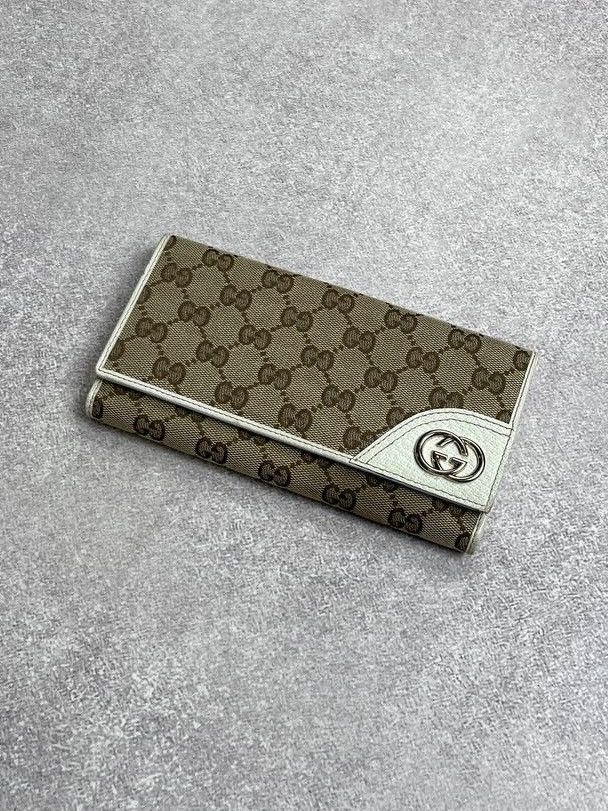 Gucci Vintage Gucci GG Monogram Canvas Wallet Rare Size ONE SIZE - 2 Thumbnail