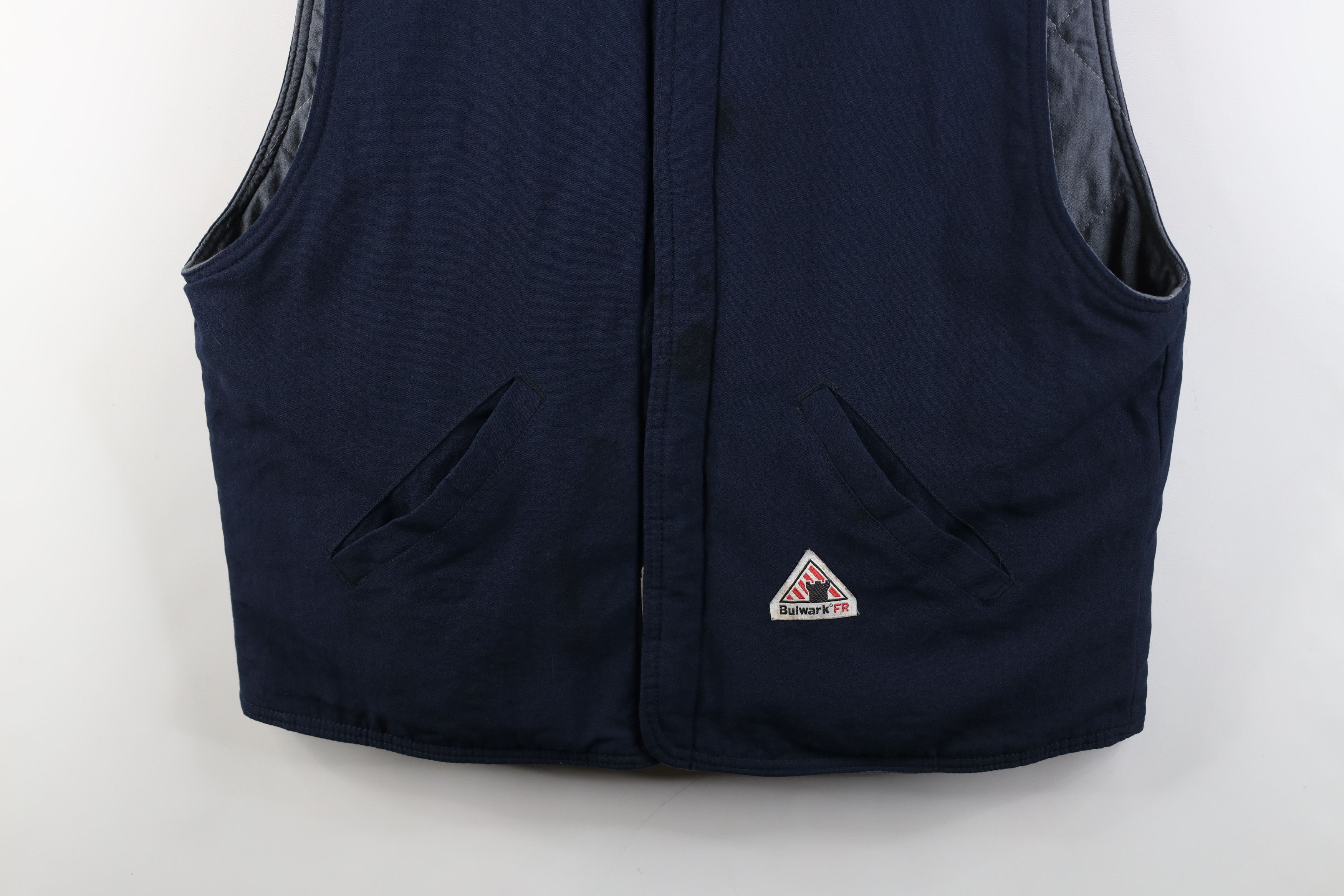 Vintage Bulwark FR Fire Flame Resistant Workwear Vest Jacket Size US XXL / EU 58 / 5 - 3 Thumbnail