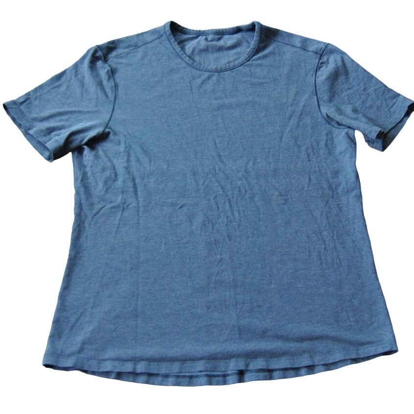 Lululemon Lululemon Medium Fit Blue Short Sleeve Everyday Shirt Size US M / EU 48-50 / 2 - 1 Thumbnail