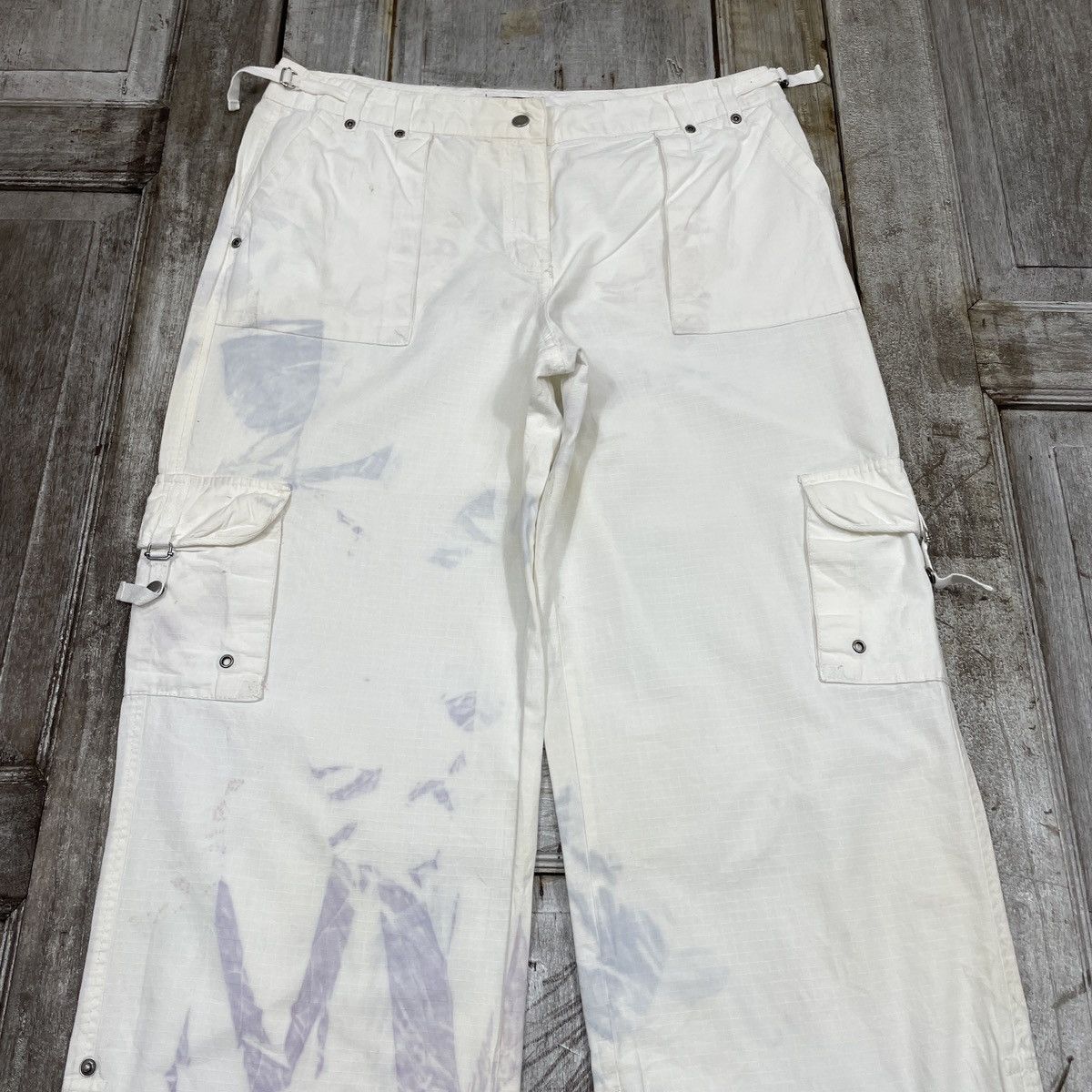 Vintage New York Company Vintage Y2K Baggy Wide Leg Faded Pants Size US 33 - 4 Thumbnail
