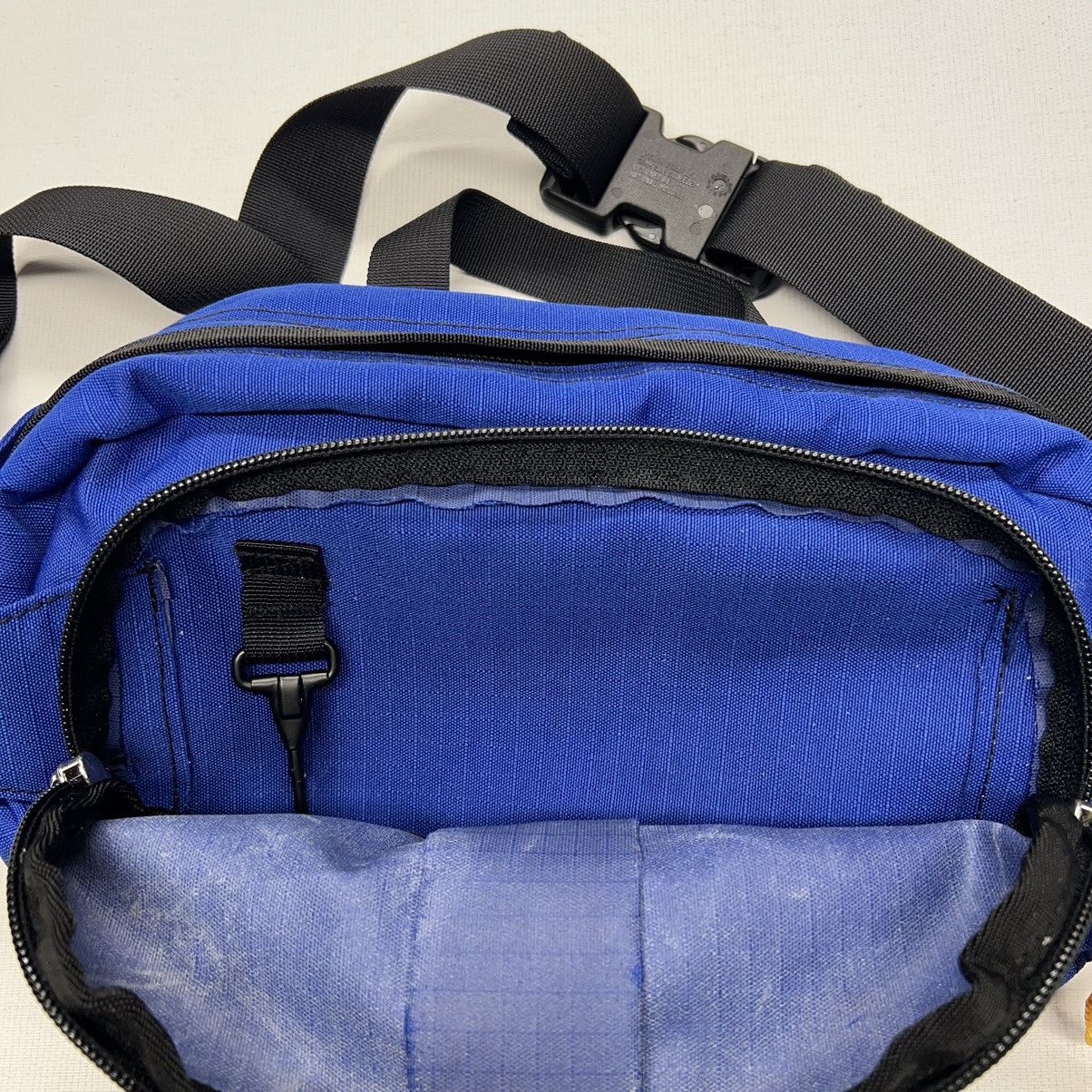 L.L. Bean × Vintage LL Bean Fanny Pack Bag Blue Crossbody Belt Waist Adjustable Size ONE SIZE - 9 Thumbnail