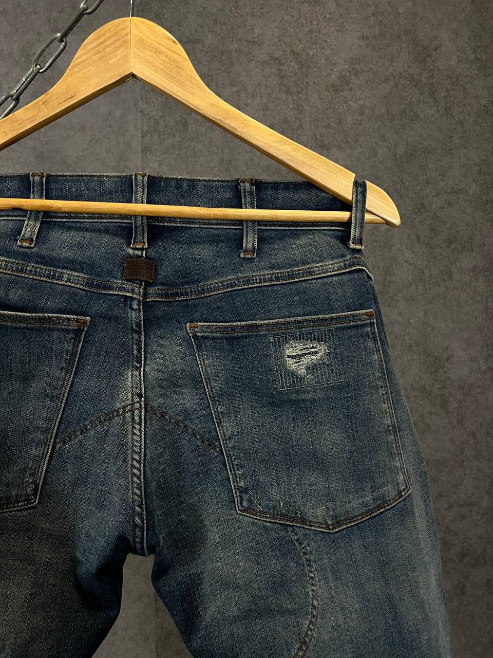 G-Star G Star Raw biker distressed denim jeans Size US 30 / EU 46 - 10 Thumbnail