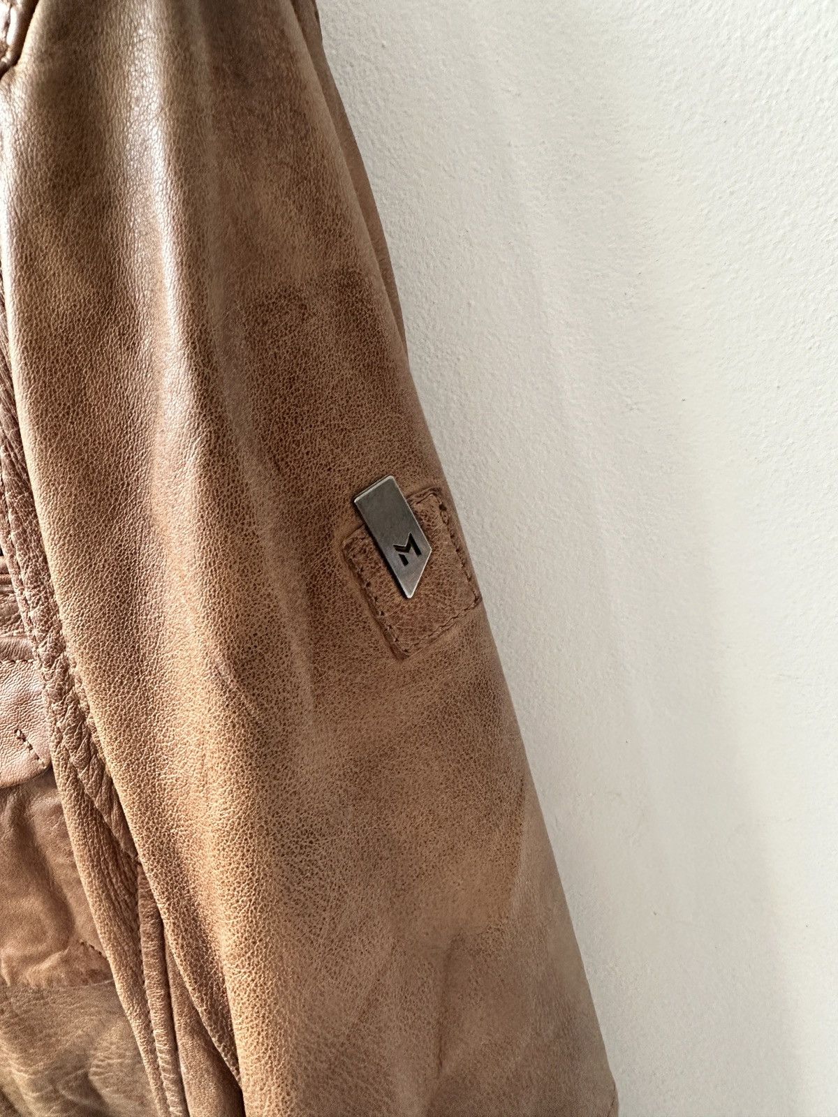 Genuine Leather MAURITIUS Vegetable Tanned Leather Field Jacket Size 54 Size US L / EU 52-54 / 3 - 8 Thumbnail