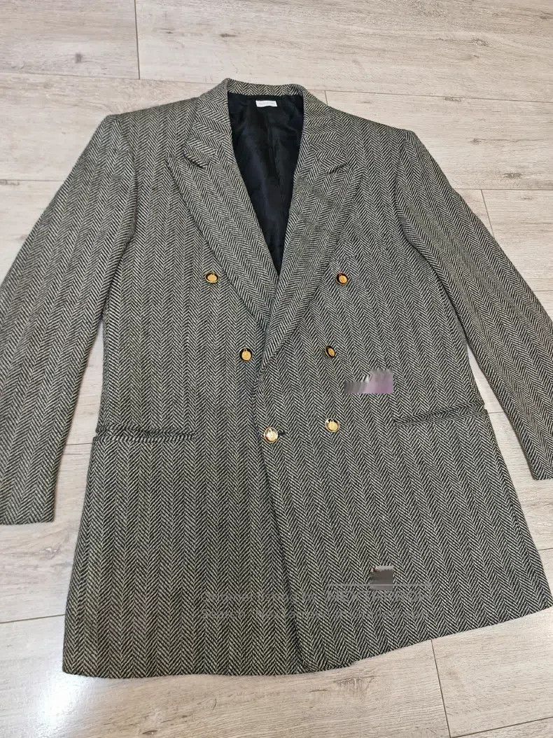 Brioni Brioni Alpaca herringbone winter coat Size US L / EU 52-54 / 3 - 2 Thumbnail