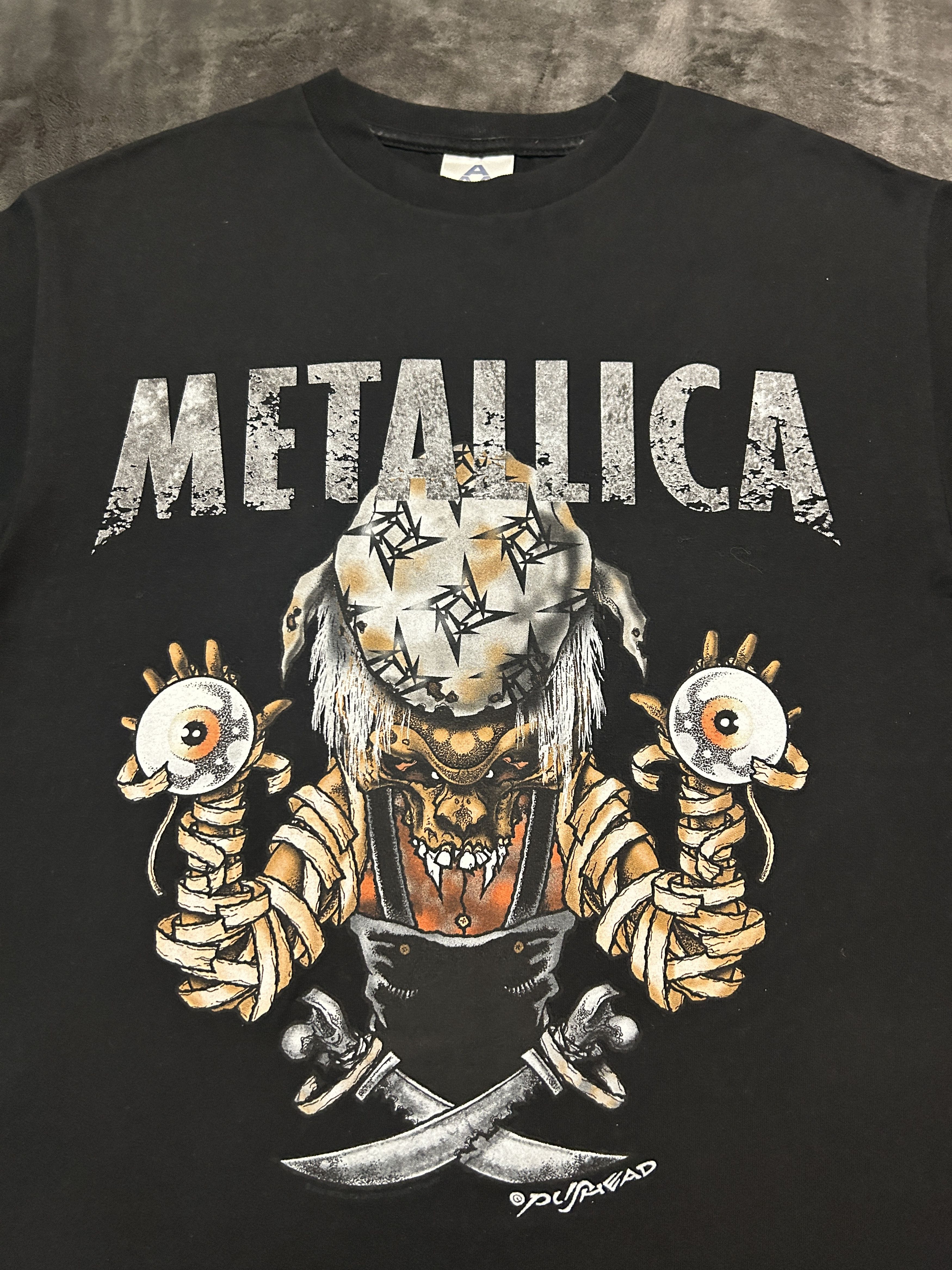 Band Tees Vintage Metallica Pushead 2002 Band T-shirt Size US M / EU 48-50 / 2 - 2 Thumbnail