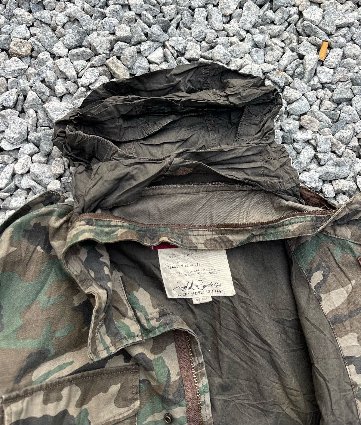 Japanese Brand × Vintage 🔥Vintage Real Crush Camo M-65 Woodland Field Jacket Size US M / EU 48-50 / 2 - 11 Thumbnail