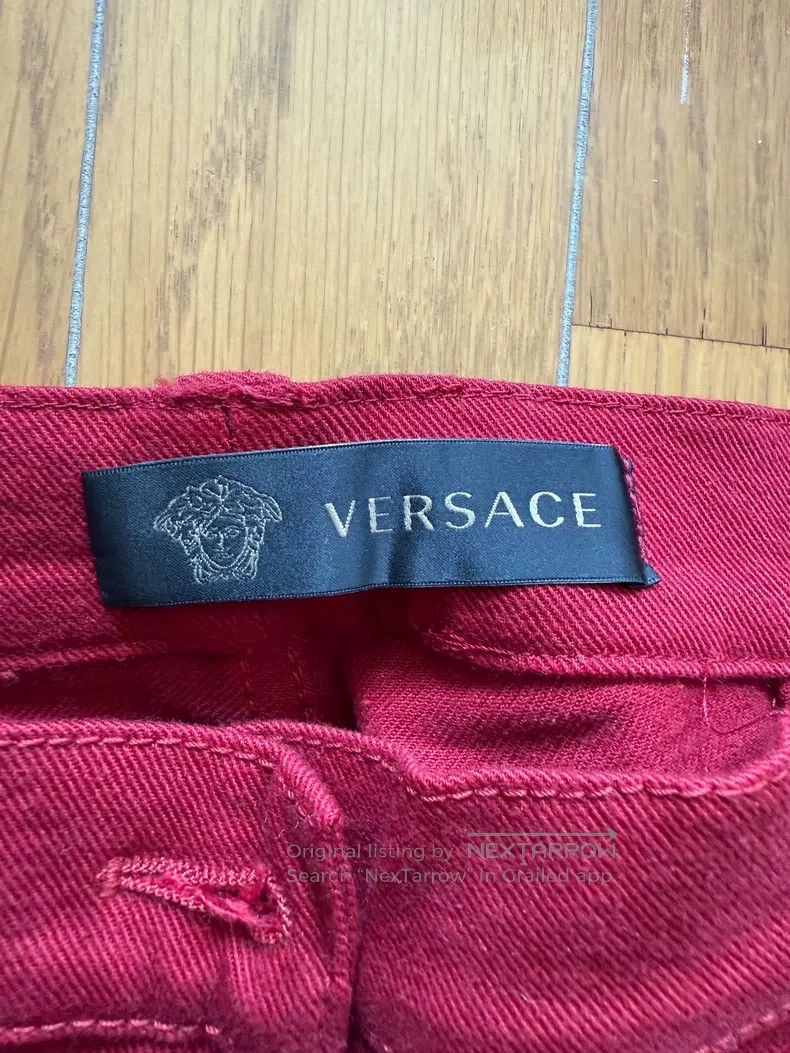 Versace Versace Red jeans Size US 30 / EU 46 - 3 Thumbnail