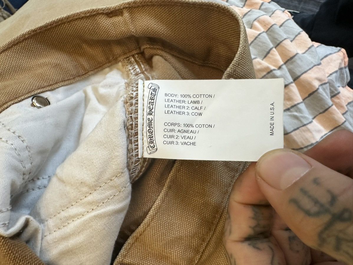 Chrome Hearts CHROME HEARTS CARPENTER CROSS & SEX PATCH JEANS 32 33 34 Size US 32 / EU 48 - 11 Thumbnail