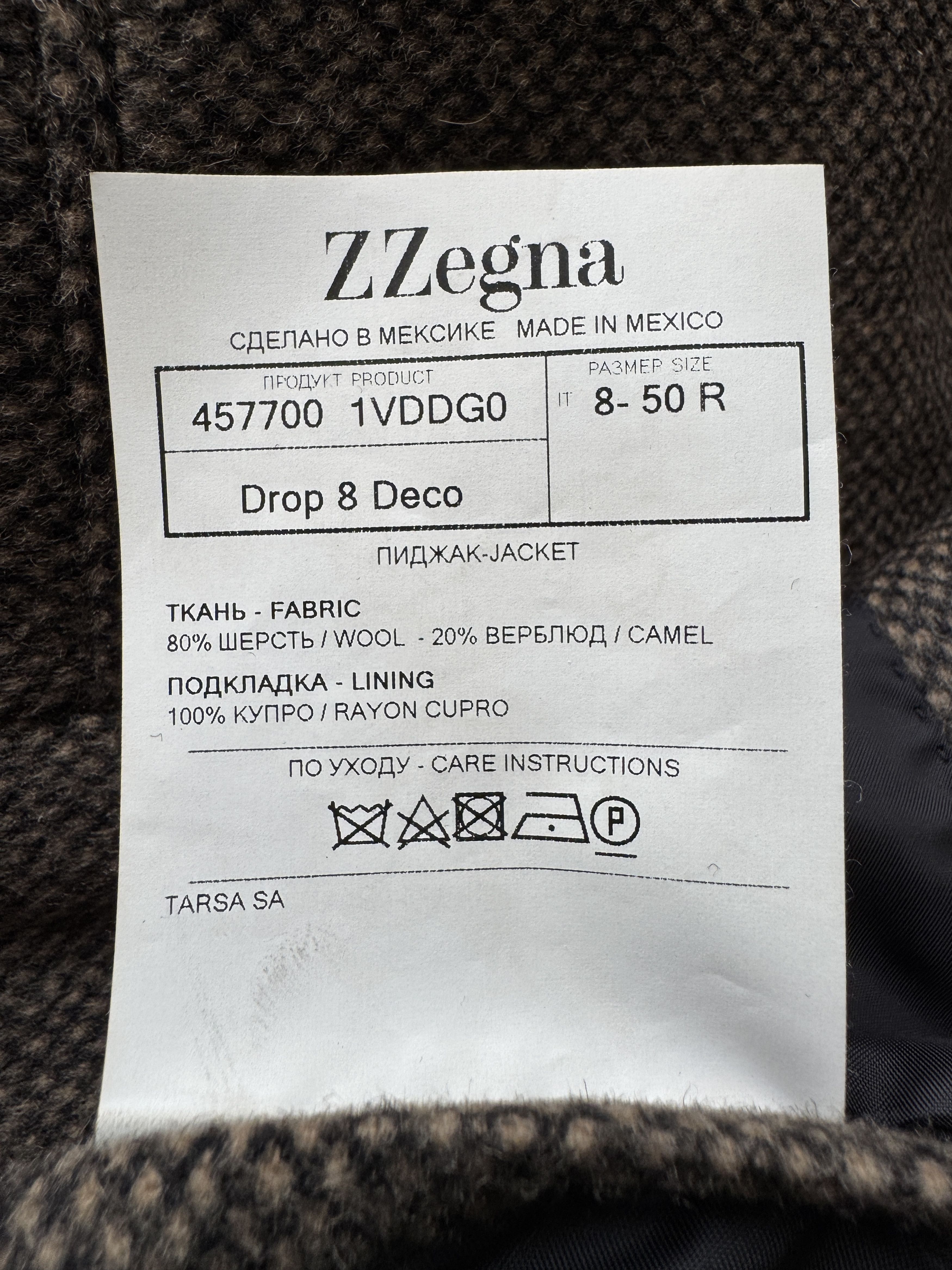 Z Zegna Zegna Wool Blazer Size 50R - 6 Thumbnail