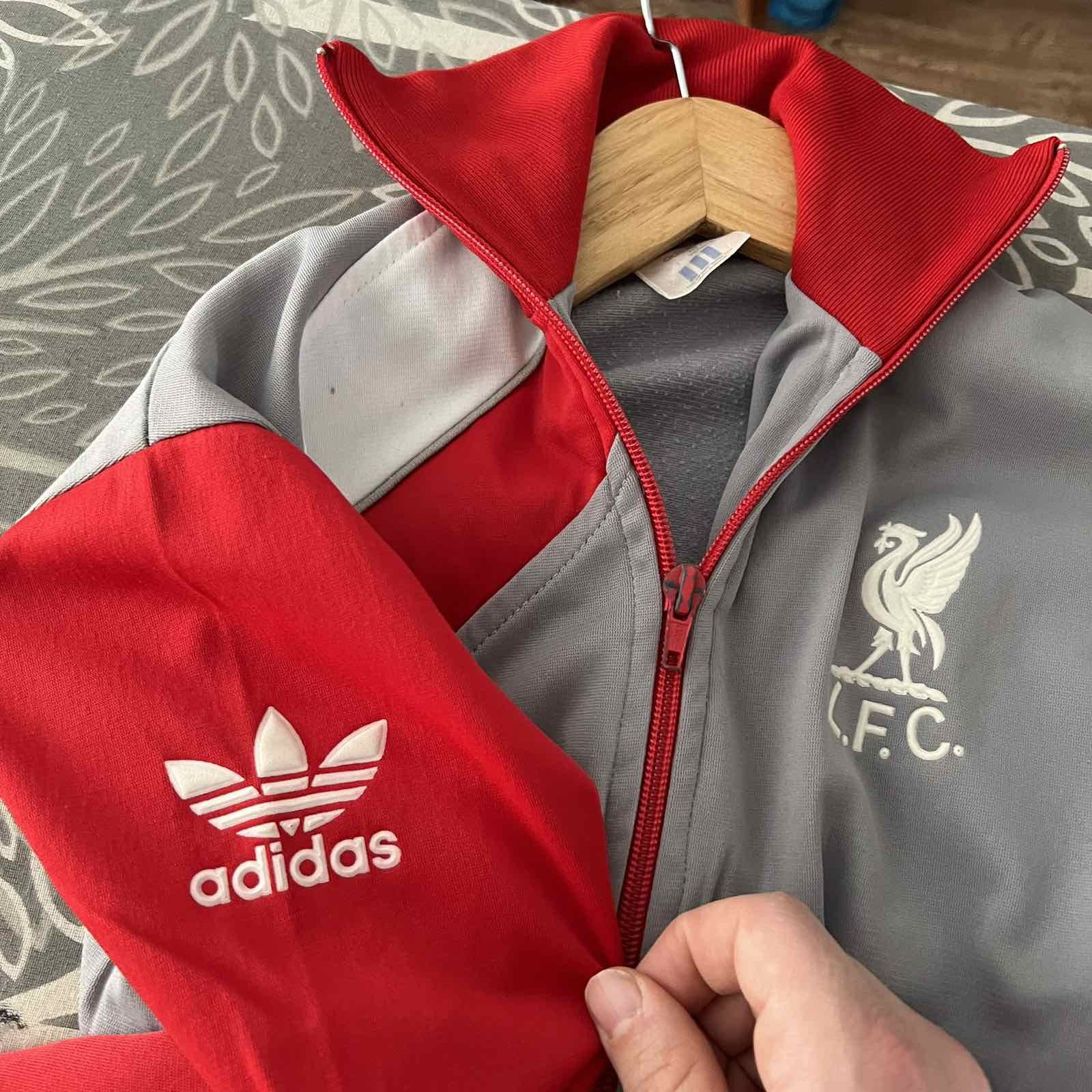 Adidas × Vintage Adidas Liverpool vintage zip light jacket 80s Sz XXS Size US XXS / EU 40 - 6 Thumbnail