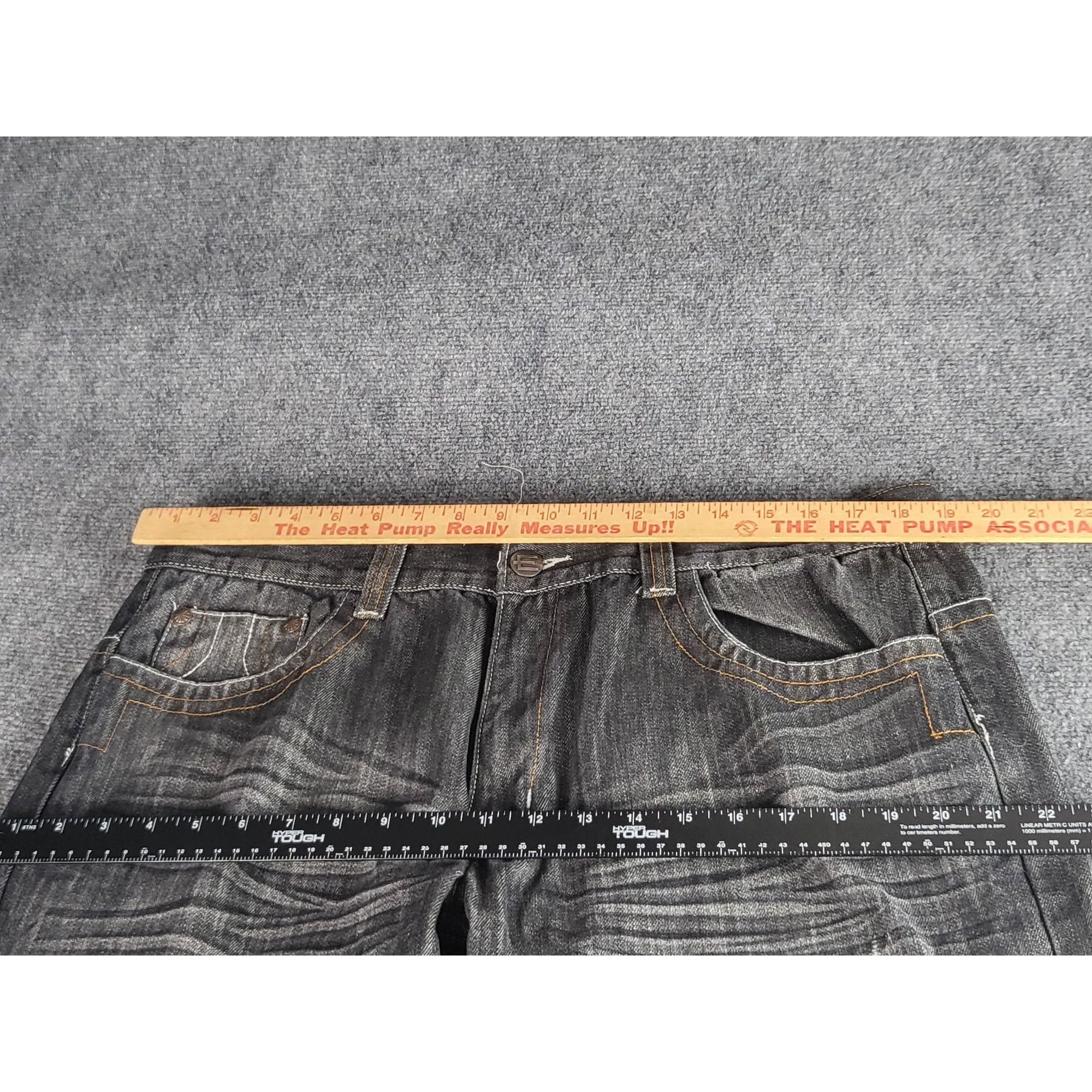 Vintage Vintage Y2k Emcee Black Denim Jeans Men’s 38x32 Baggy Hip Ho Size US 38 / EU 54 - 5 Thumbnail