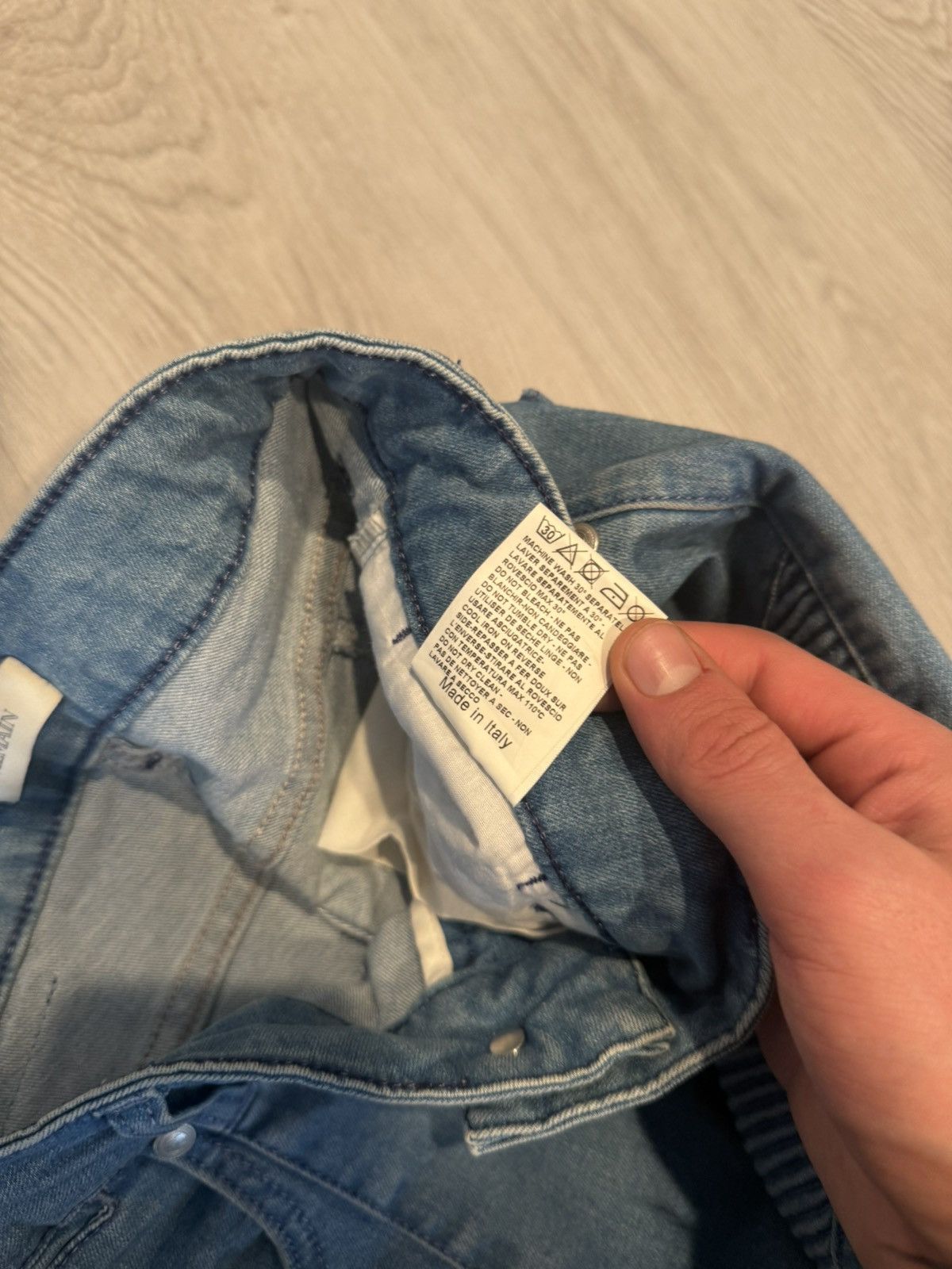 Balmain s/s 2011 biker denim jeans!! Size US 28 / EU 44 - 8 Thumbnail