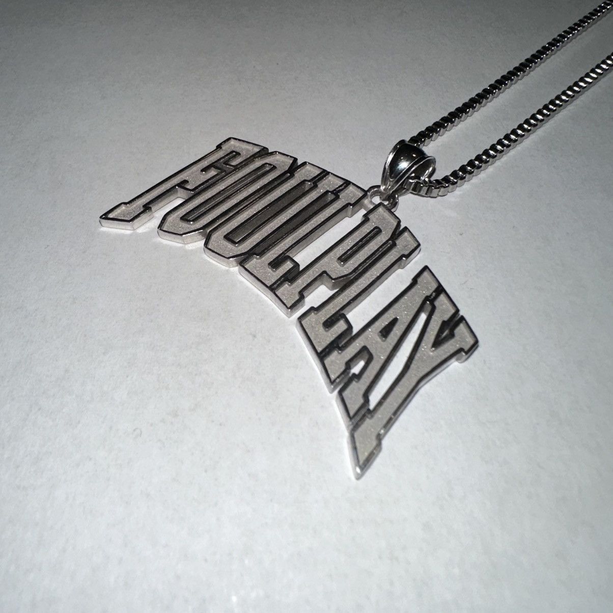 Foulplay Company Foulplay .925 Collegiate Arch Logo Pendant + Chain Size ONE SIZE - 3 Thumbnail