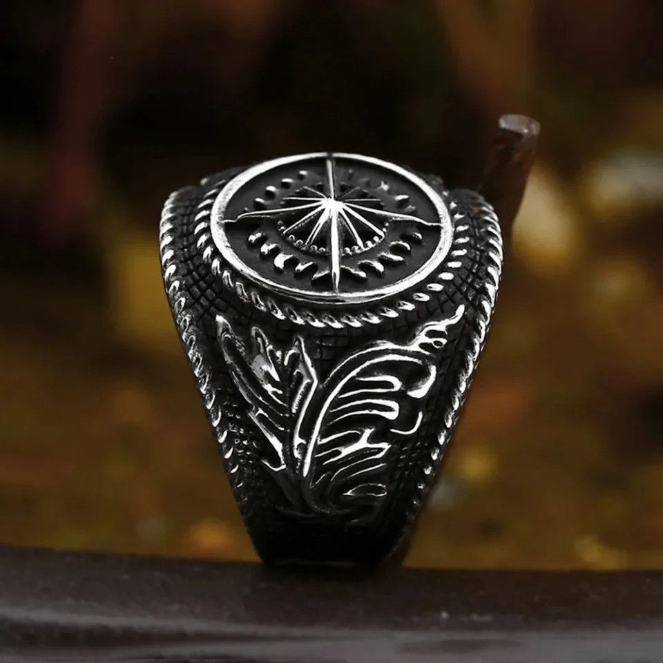 Jewelry Viking Compass Ring Size ONE SIZE - 2 Thumbnail
