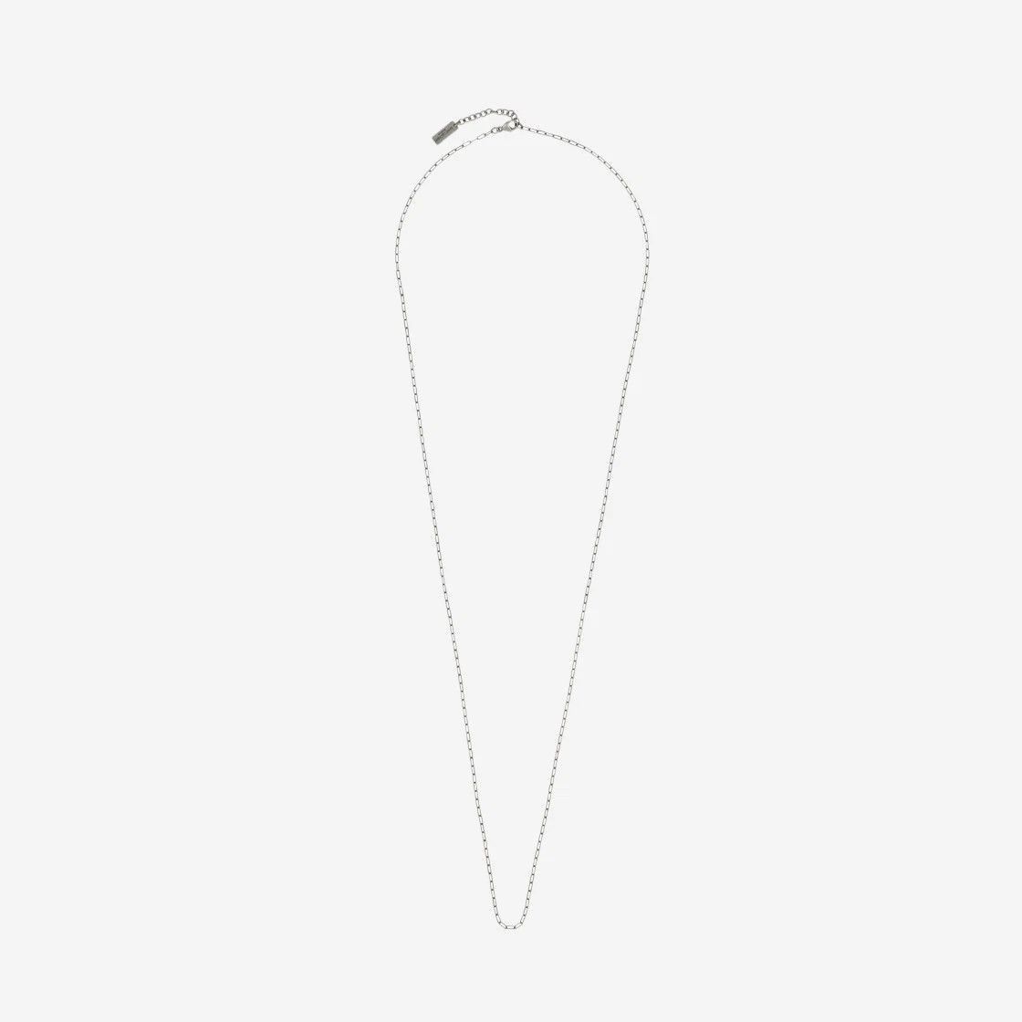Saint Laurent Paris o1bcso1str1224 Size: OS/Pectangular Chain Necklace in Silver Size ONE SIZE - 1 Preview
