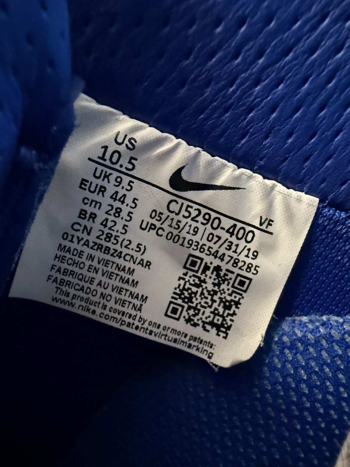 Nike 2019 Nike Air Force 1 Low CLOT Blue Silk Size US 10.5 / EU 43-44 - 8 Thumbnail