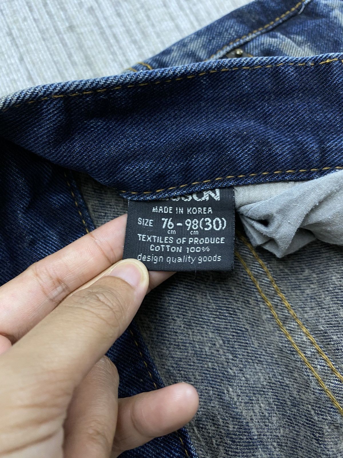 If Six Was Nine × Le Grande Bleu (L.G.B.) × Vintage Vintage Kesson Jeans Distressed Denim Pants Size US 30 / EU 46 - 15 Thumbnail