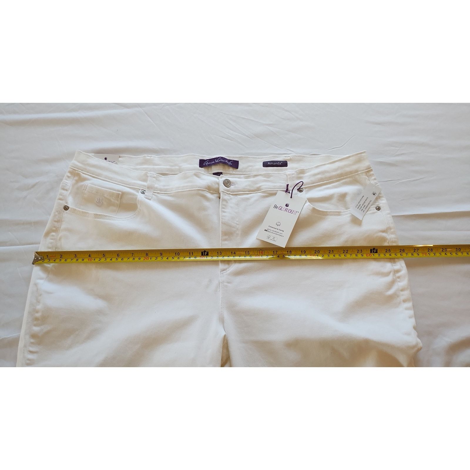 Gloria Vanderbilt NWT Gloria Vanderbilt Slimming Jeans Women Size 24W White Size 24" / US 00 / IT 34 - 16 Thumbnail