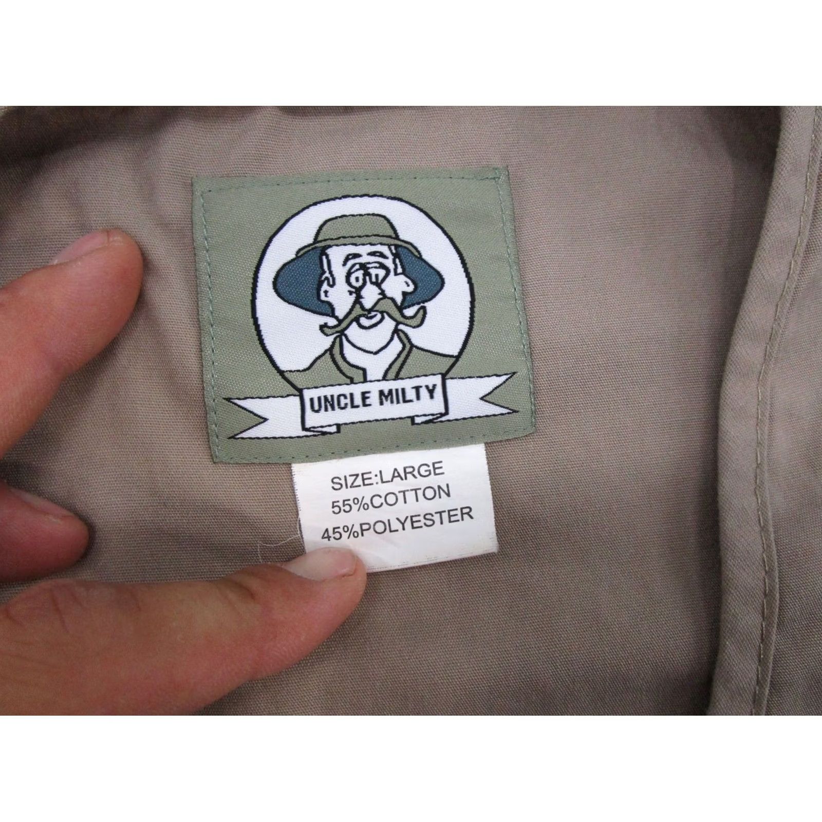 Vintage Uncle Milty Vest Men Size L Beige Khaki Tan Multi-Pocket Fly Fishing Hunting Fish Game Bag Size US L / EU 52-54 / 3 - 2 Thumbnail