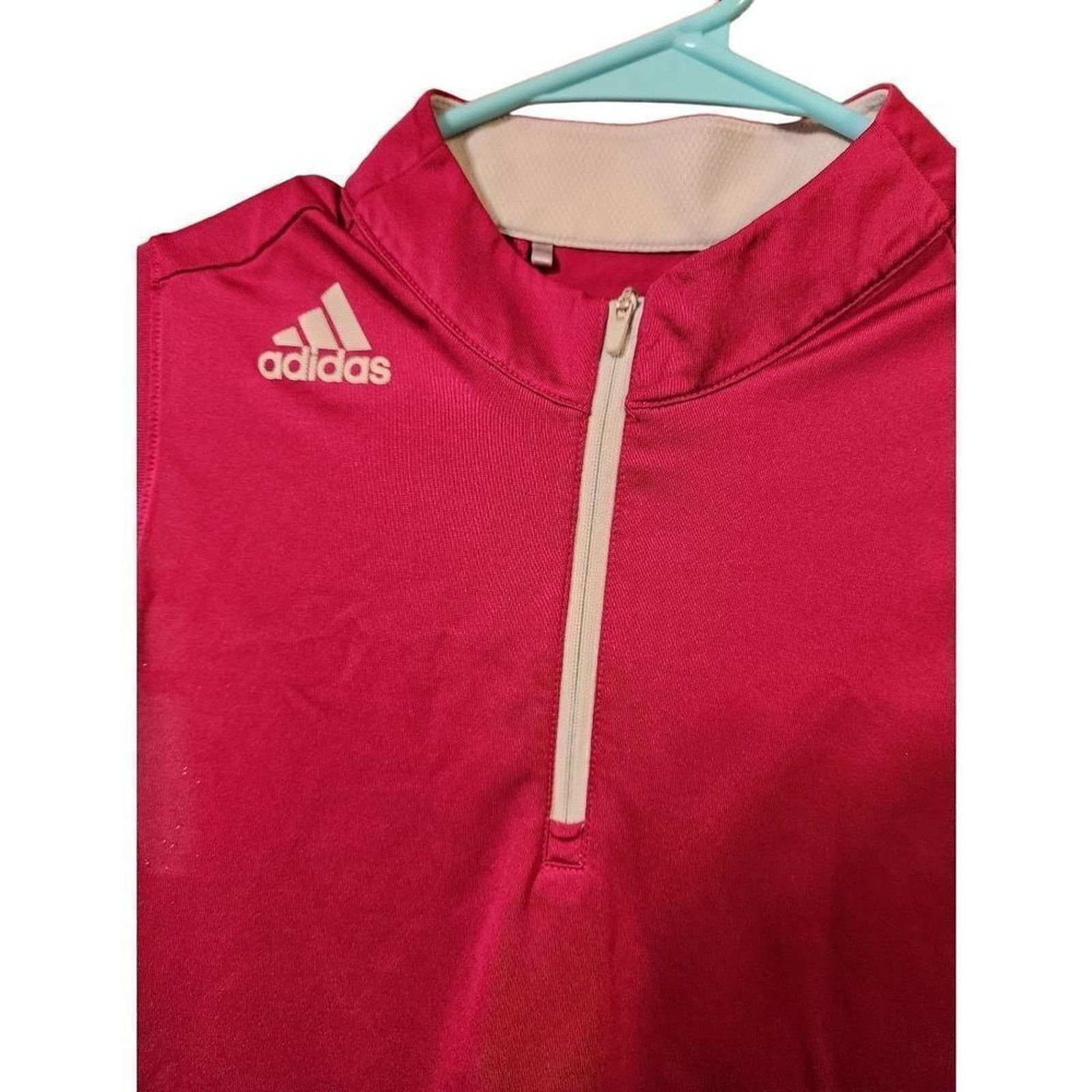 Adidas Womens Large red adidas tank Size L / US 10 / IT 46 - 5 Thumbnail