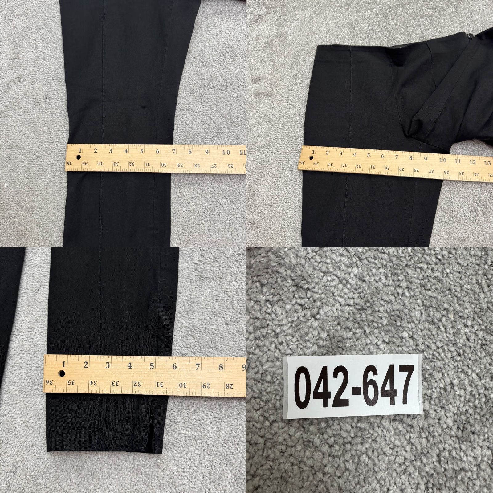 Banana Republic Banana Republic Sloan High Rise Black Legging Pants Womens Size 6 Ankle Zip Size 28" / US 6 / IT 42 - 9 Thumbnail