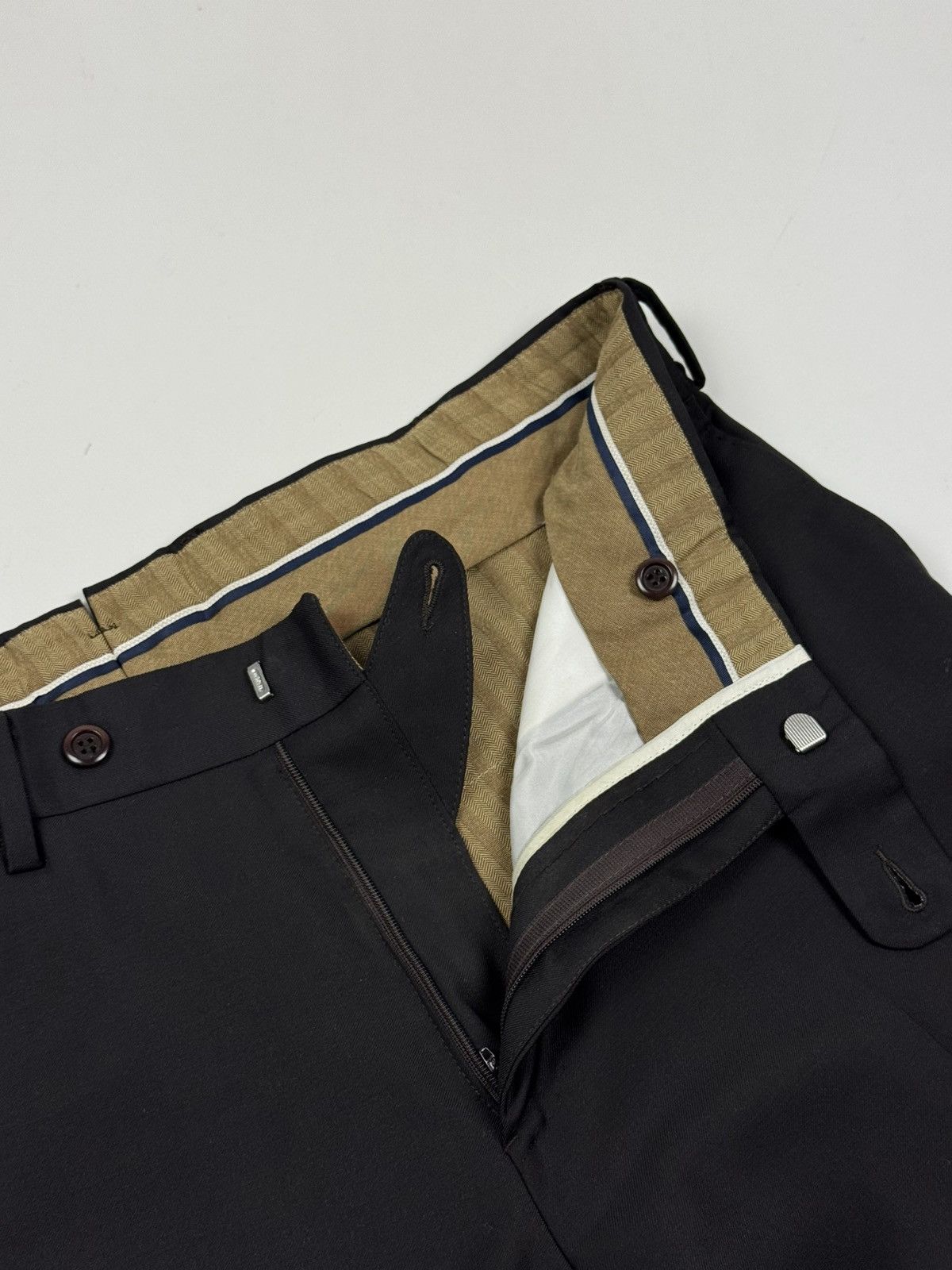 Ermenegildo Zegna Gritti by Ermenegildo Zegna Wool Classic Trousers Pants Size US 34 / EU 50 - 9 Thumbnail