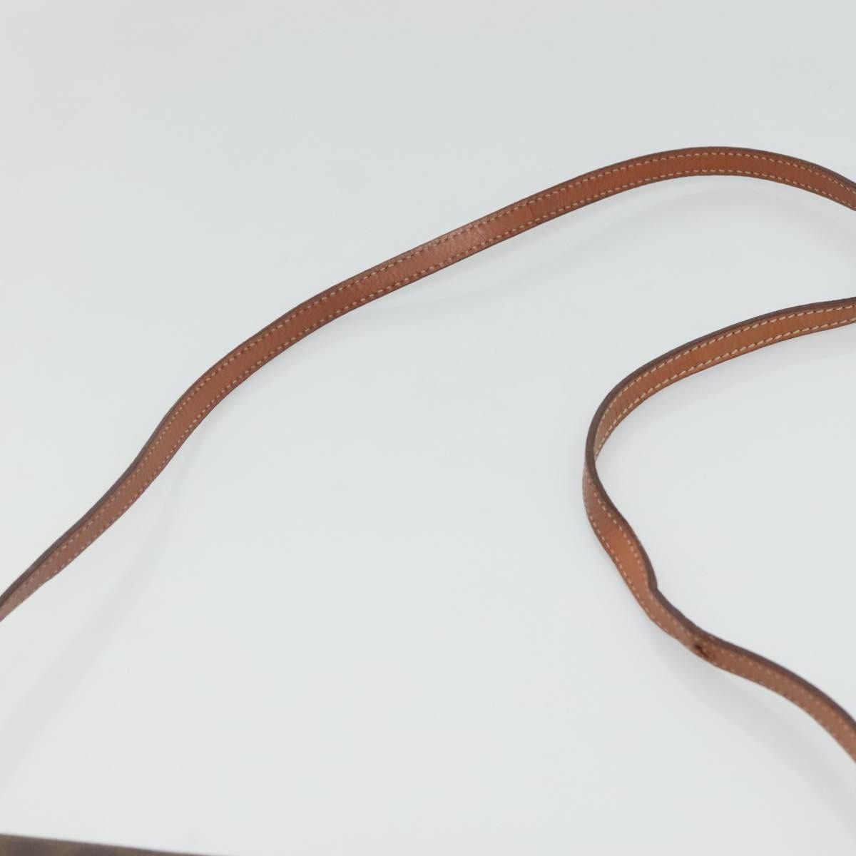 Celine CELINE Macadam Canvas Shoulder Bag Pvc Leather Brown Gold Size ONE SIZE - 8 Thumbnail