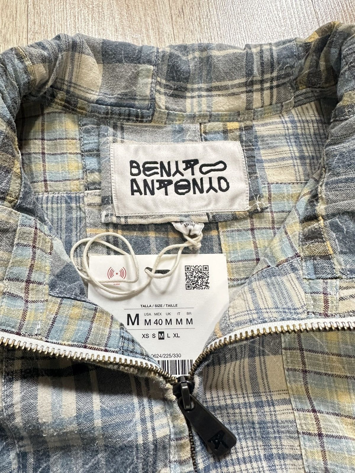 Zara Bad Bunny (Benito Antonio) x Zara Plaid Patchwork Jacket Size US M / EU 48-50 / 2 - 3 Thumbnail