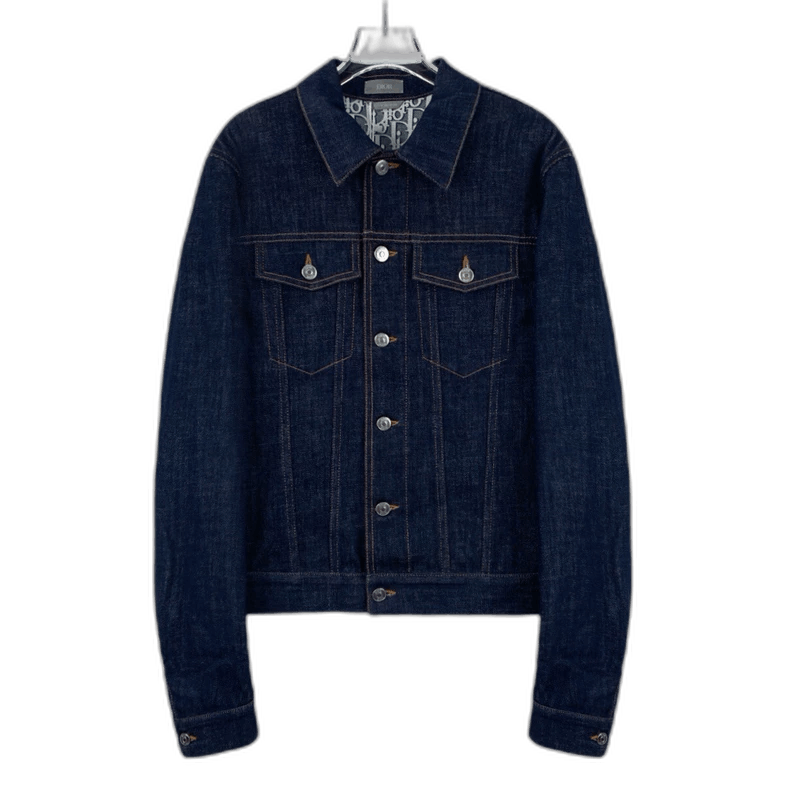 Dior Dior denim long sleeve jacket 44 Size US XL / EU 56 / 4 - 1 Thumbnail