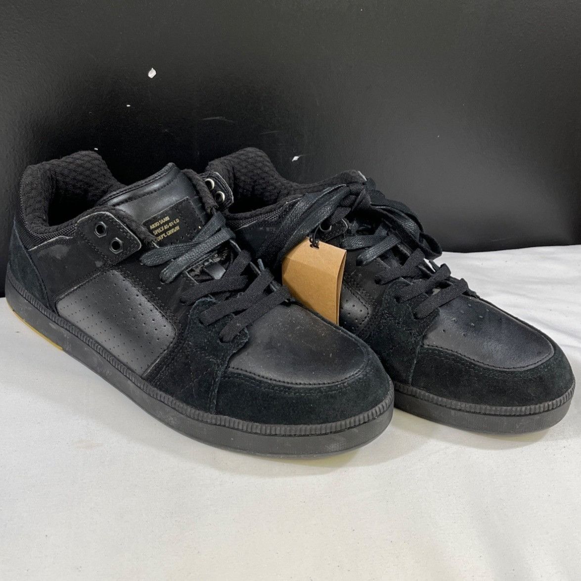 Gravis Men s Black Low Top Shoes Sneakers Size 12 SKU 5588 Footwear