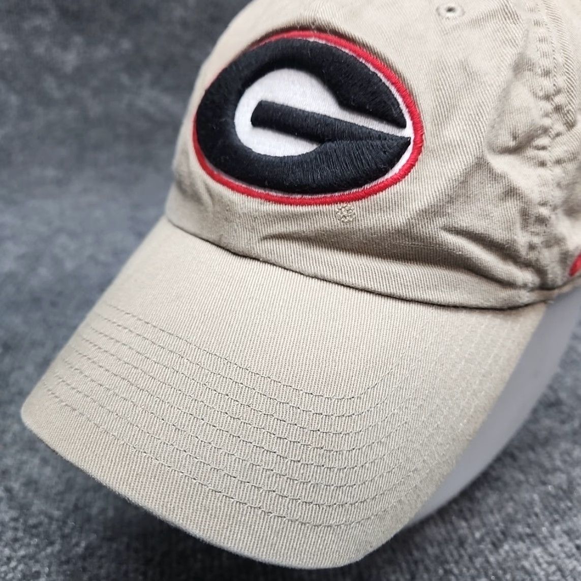 Nike Nike Georgia Bulldogs Hat Dri-Fit Tan Baseball Cap Adjustable College Mens One Size Beige Canvas Cotton Sports Cap Size ONE SIZE - 3 Thumbnail