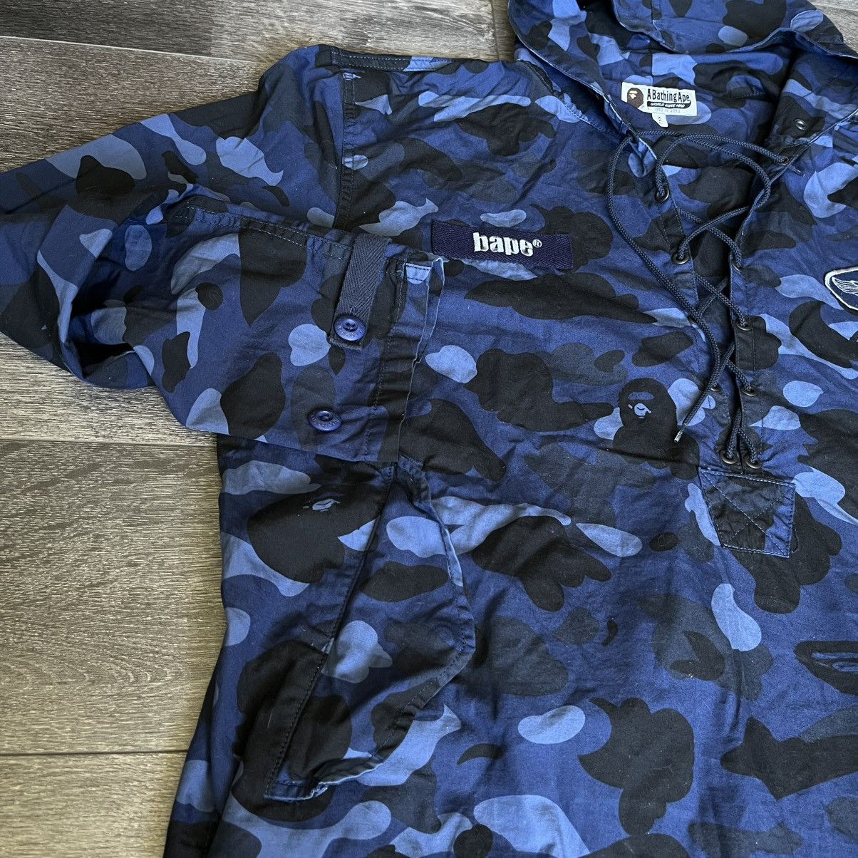 Bape Rare A Bathing Ape Bape Color Camo Mul Wide Pullover Jacket Size US XXL / EU 58 / 5 - 5 Thumbnail